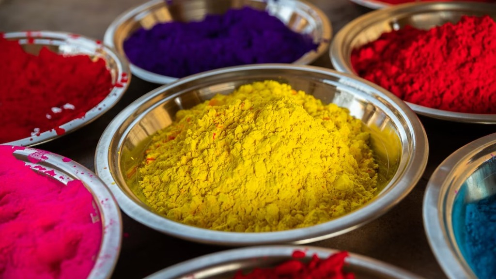 Holi Festival Color Powders - India