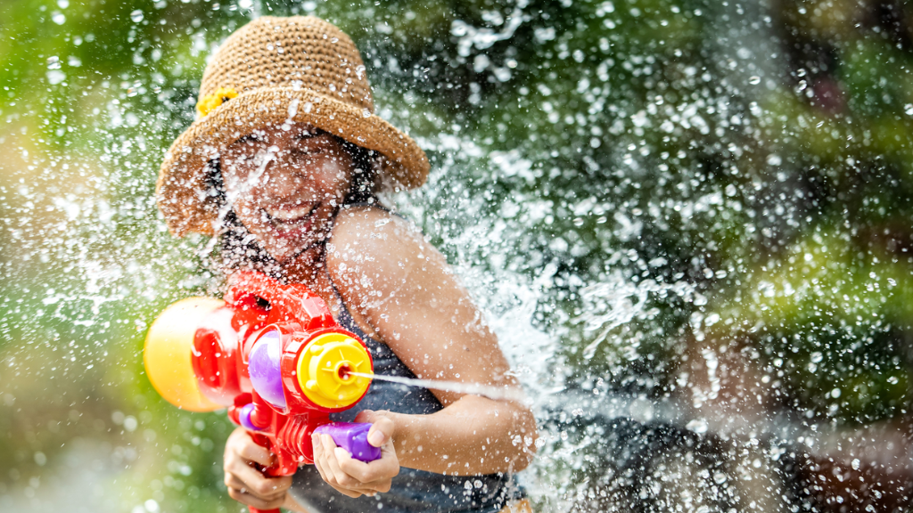 Water gun Songkran Thailand